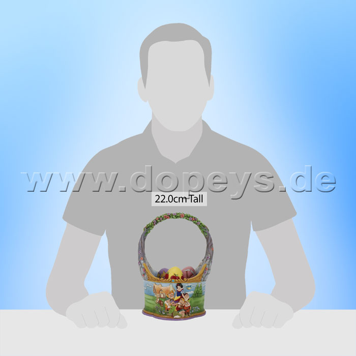 Disney Traditions - Snow White and the Seven Dwarfs Easter basket with Eggs (The Tale That Started Them All) figurine by Jim Shore 6010105