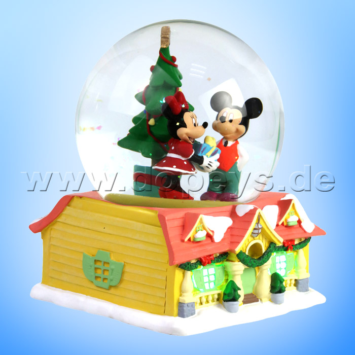 Disney Christmas - Mickey & Minnie Waterball by Department 56 6007135