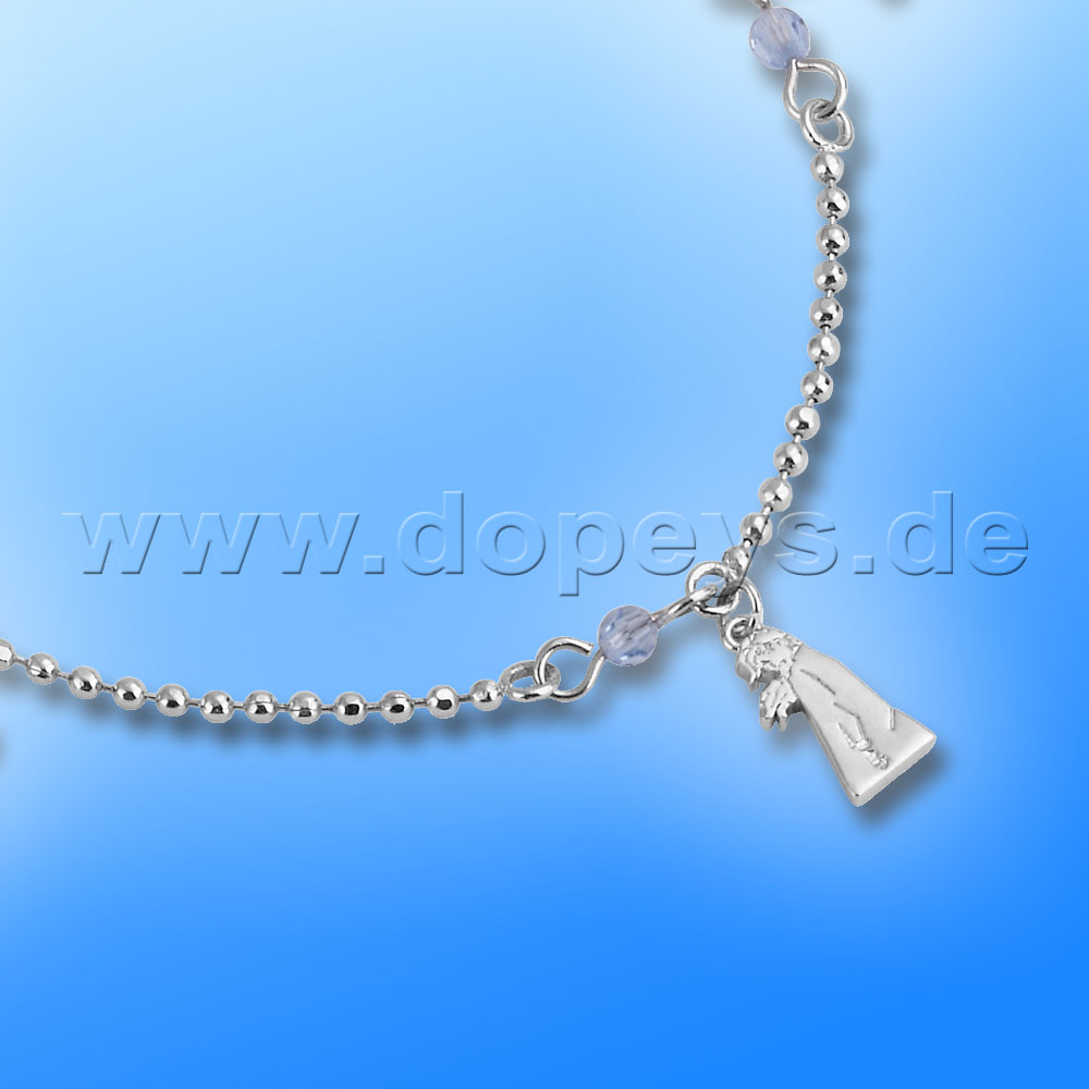 Disney Bracelet - Kids Charm (Frozen II) in White Gold from Couture Kingdom 12102611