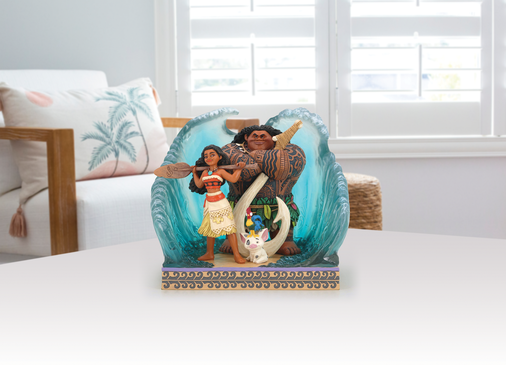 Disney Traditions - Moana & Maui Wave Scene (An Epic Adventure) figurine by Jim Shore 6013076