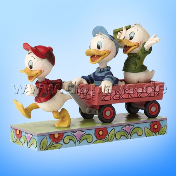 Disney Traditions / Jim Shore Figur von Enesco "Here Comes Trouble (Tick, Trick & Track)" 4054283.