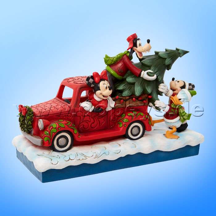 Disney online Mickey Christmas red truck