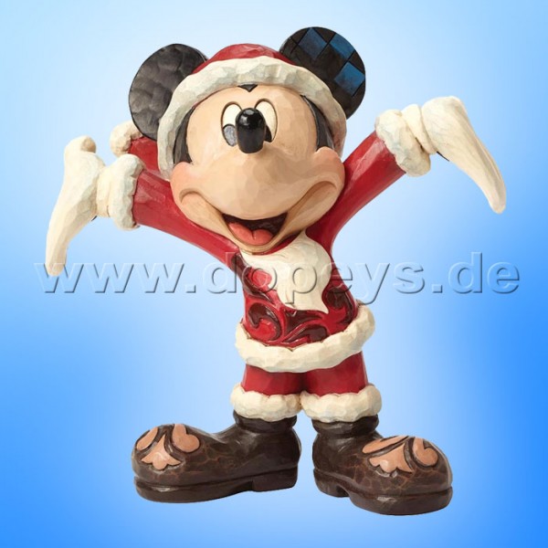 Disney Traditions / Jim Shore Figur von Enesco "Christmas Cheer (Santa Mickey)" 4046016.