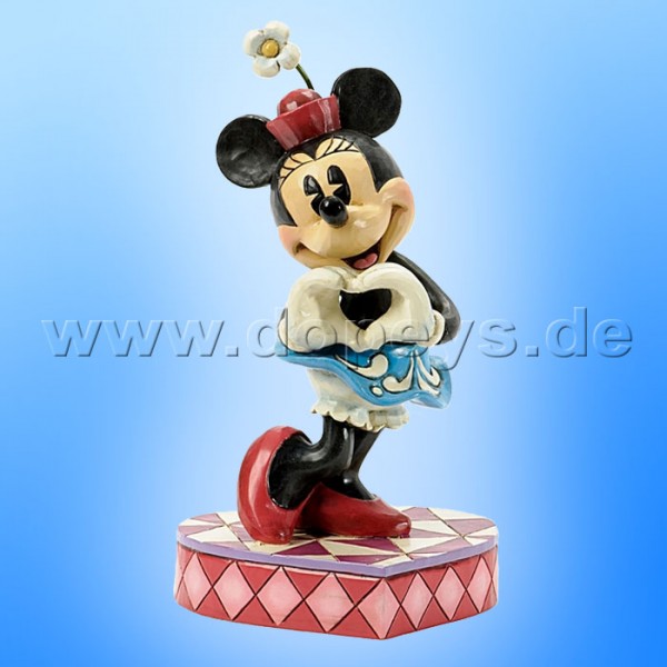 Disney Traditions / Jim Shore Figur von Enesco "I Heart You (Minnie Maus)" 4037519.