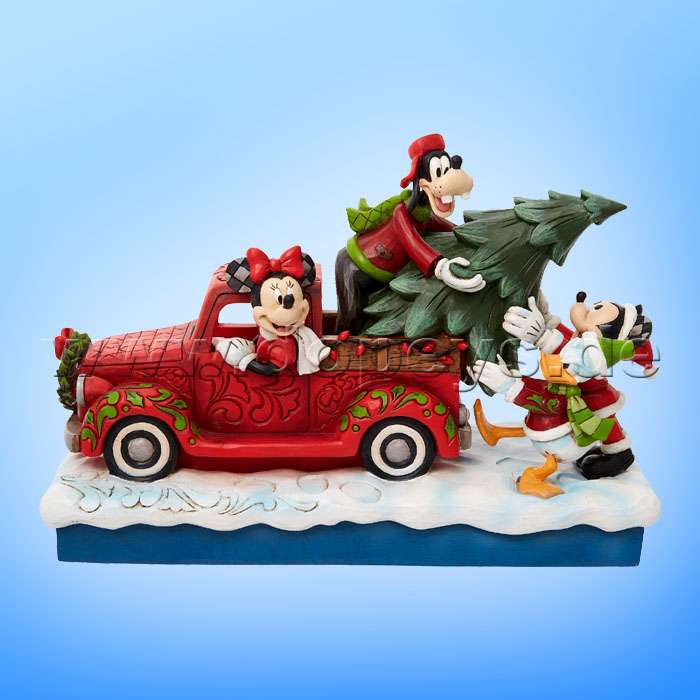 Disney Parks Jim Shore Christmas Figurine hot Mickey Loads of Christmas Cheer 2022